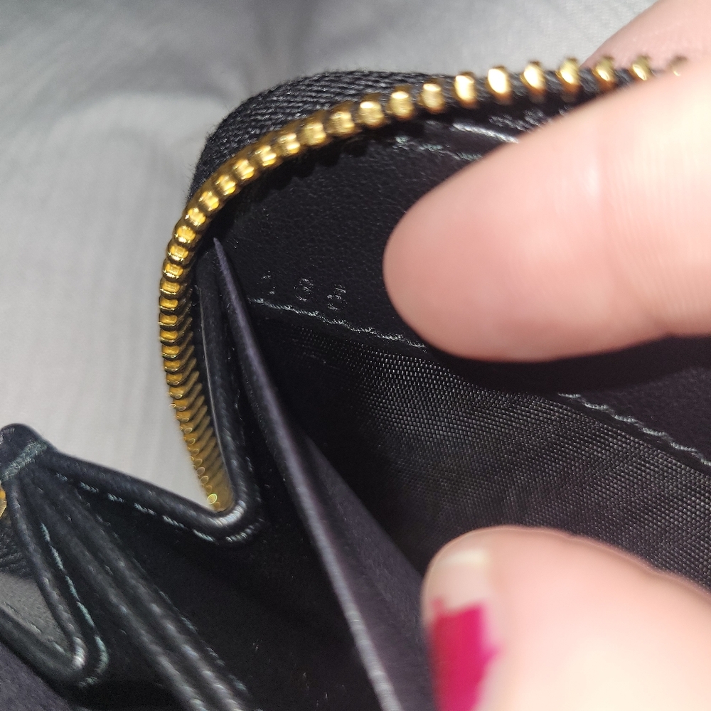 Prada Black Wallet with Gold Accents - Picture 13 of 16